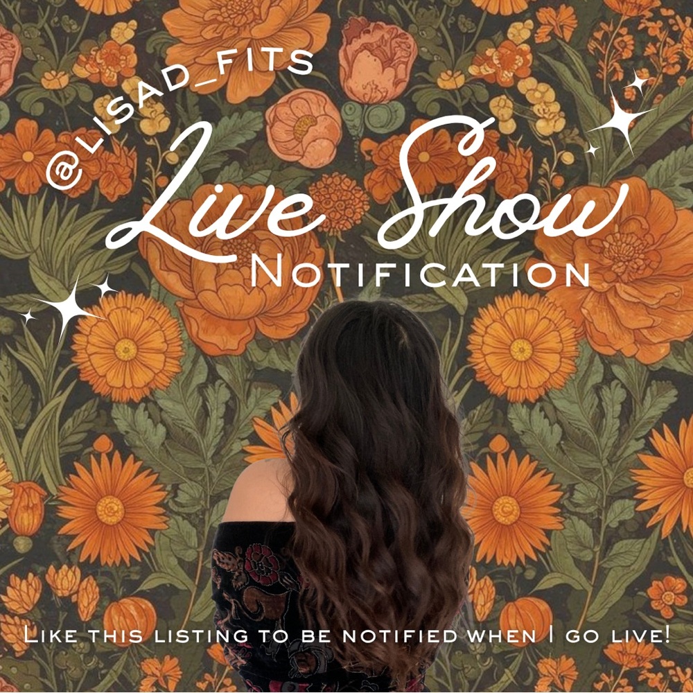✨LIVE SHOW NOTIFICATION✨